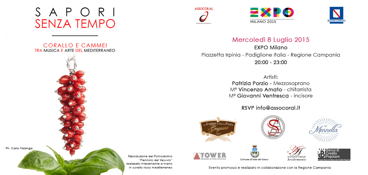 SAPORI SENZA TEMPO a EXPO Milano – 8 Luglio 2015